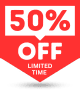 50% Discount - Limited Time